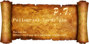 Pellegrini Terézia névjegykártya