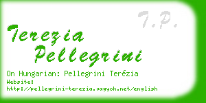 terezia pellegrini business card